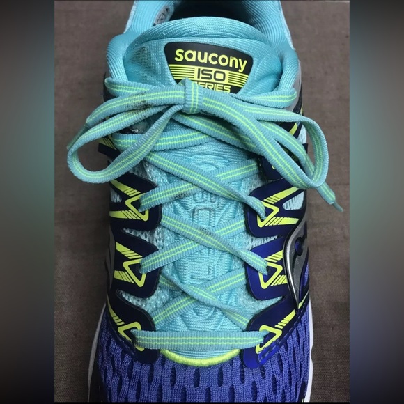 Saucony Triumph ISO Women's Running Shoes Multicolor Size 10 Sneakers Trainers - Picture 9 of 16